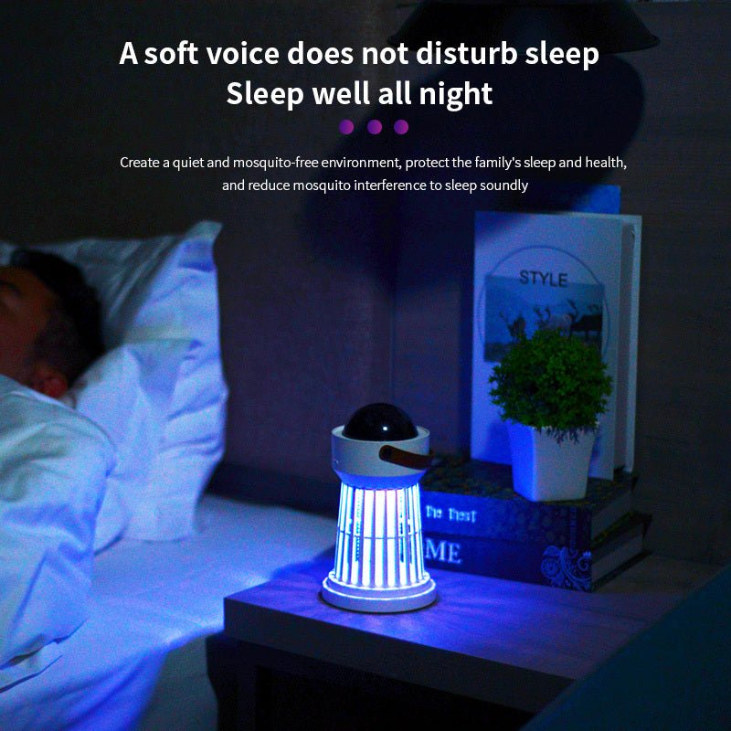 2 In 1 Electric Mosquito Killer Lamp Star Ceiling Projection