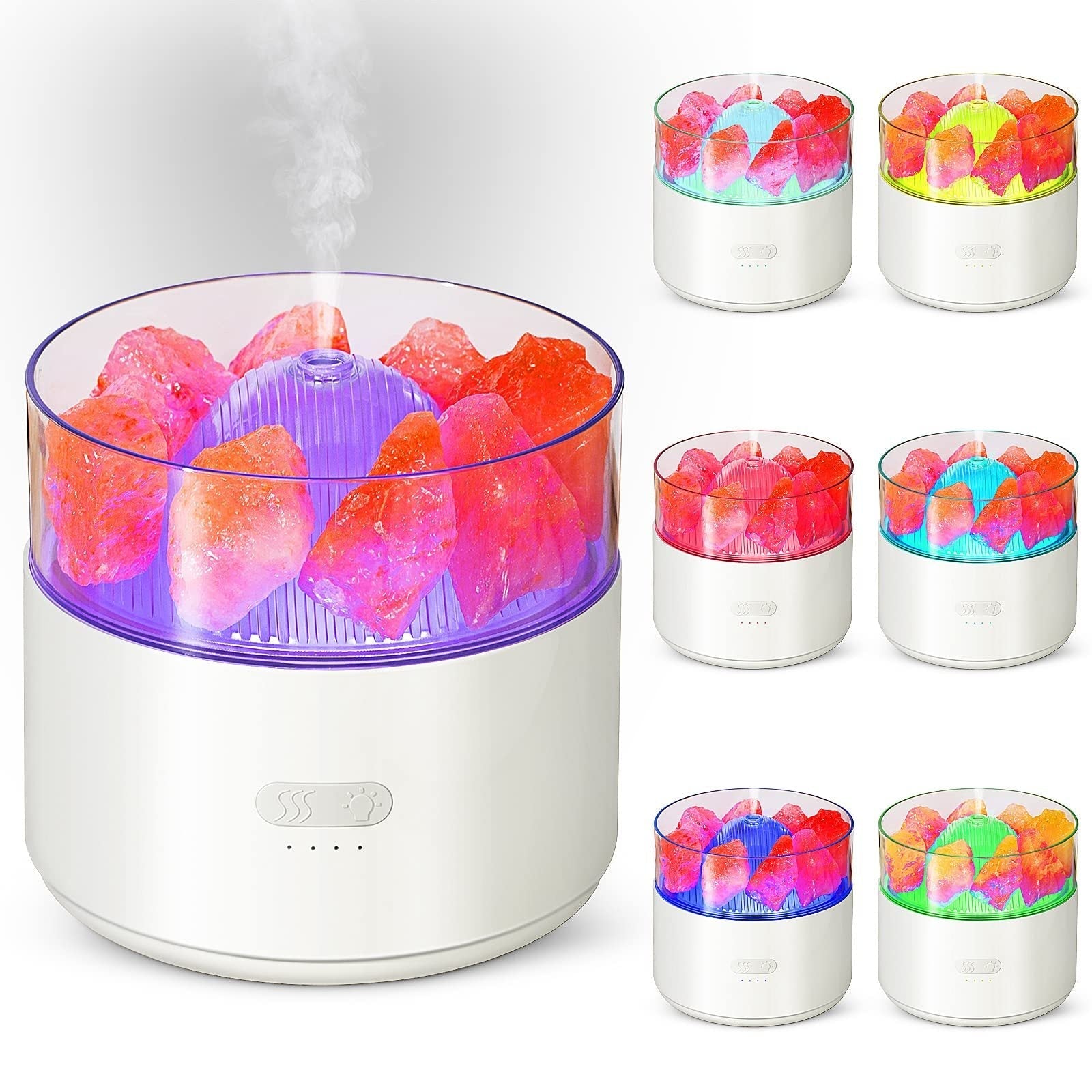 Cool-Mist Impeller Air Humidifier Crystal Salt