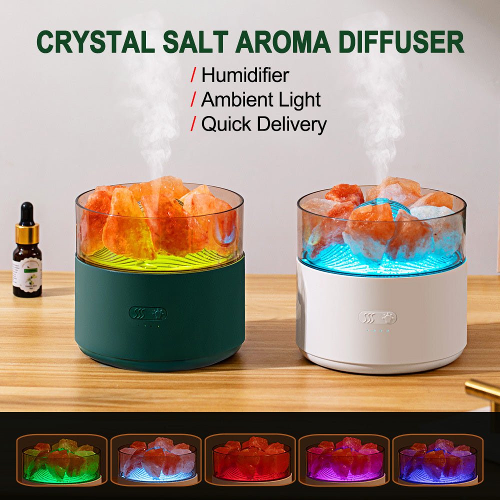 Cool-Mist Impeller Air Humidifier Crystal Salt