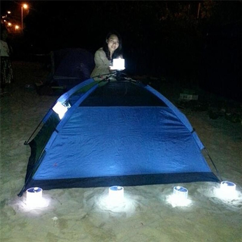 Inflatable Solar Light LED Solar Powered Foldable Light