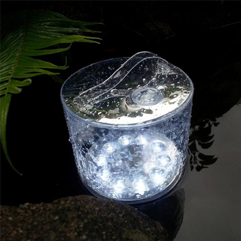Inflatable Solar Light LED Solar Powered Foldable Light