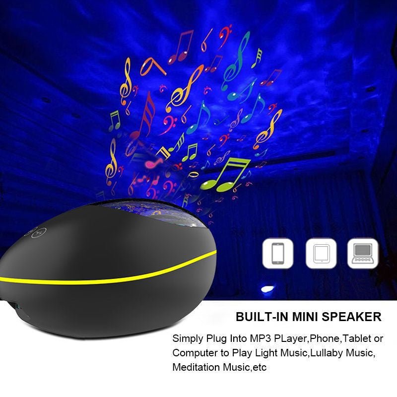 LED Night Light Starry Sky Projector Colorful Star Moon