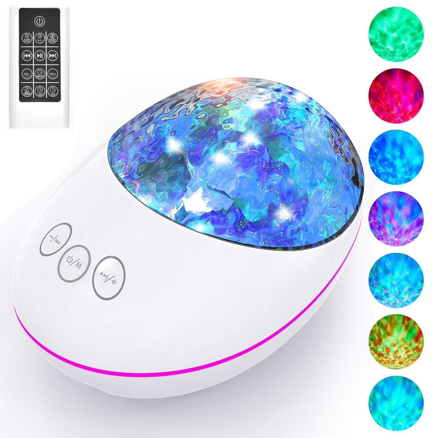 LED Night Light Starry Sky Projector Colorful Star Moon
