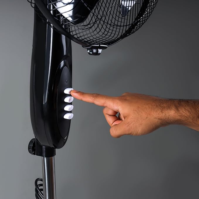 Pedestal Fan With 5 Leaf Blades