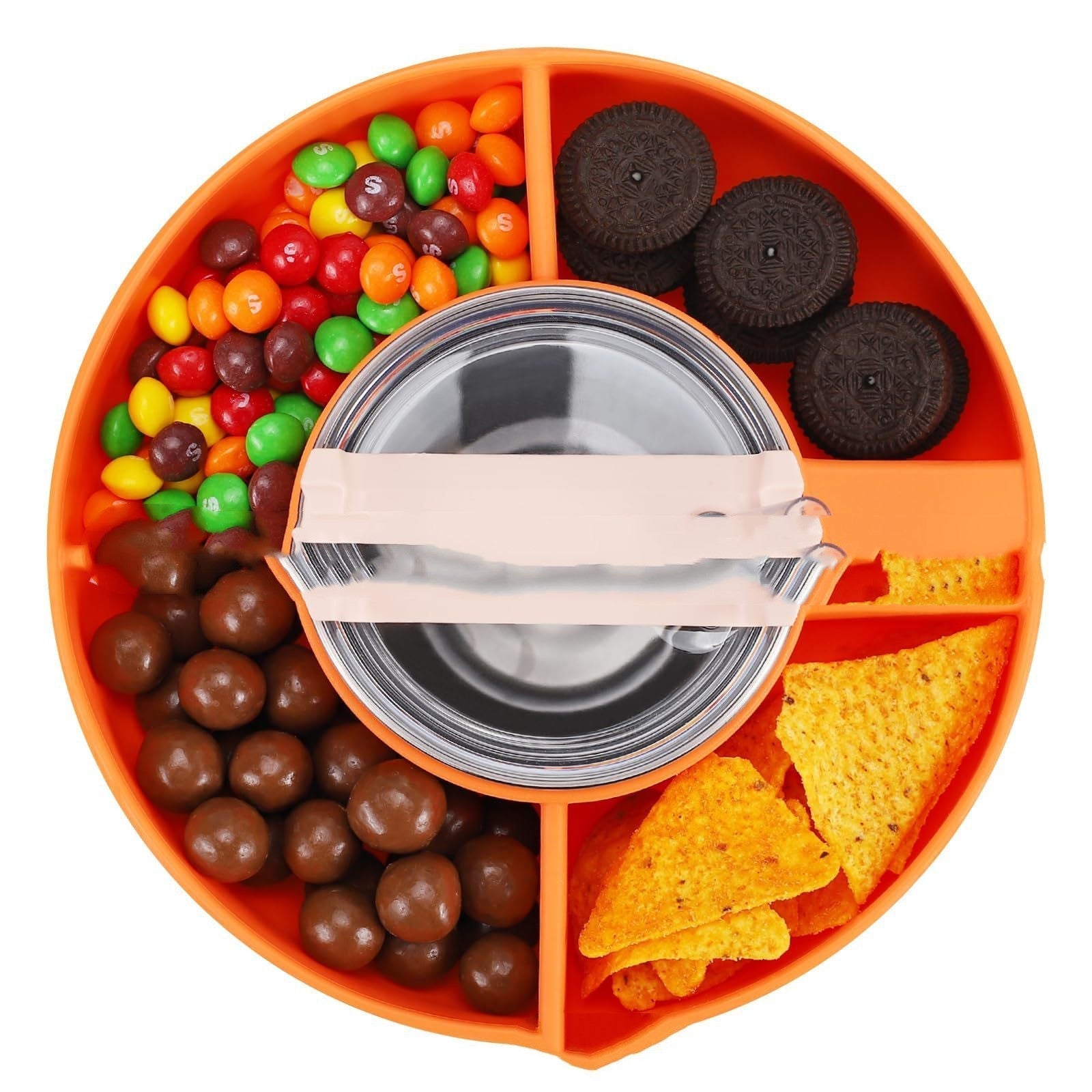 Silicone Snack For Cup 40 Oz Reusable Snack Container