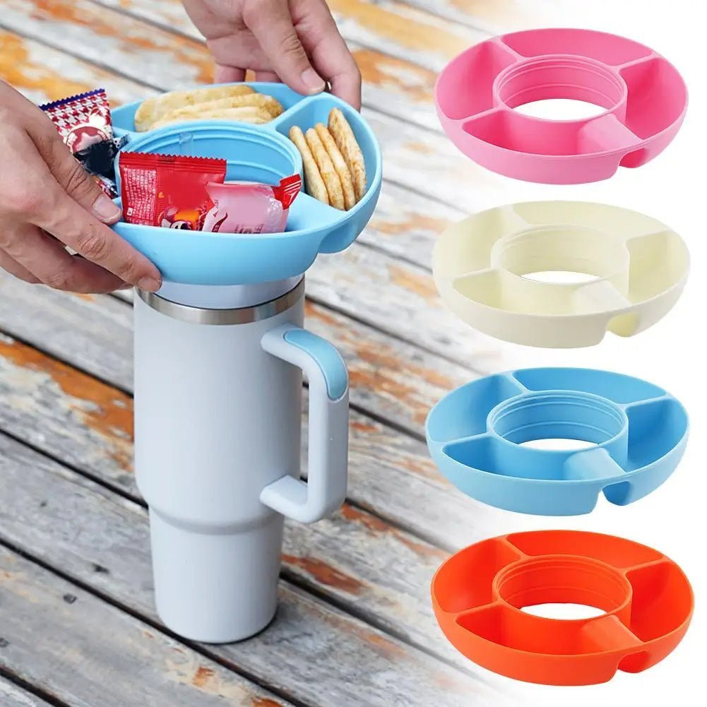 Silicone Snack For Cup 40 Oz Reusable Snack Container