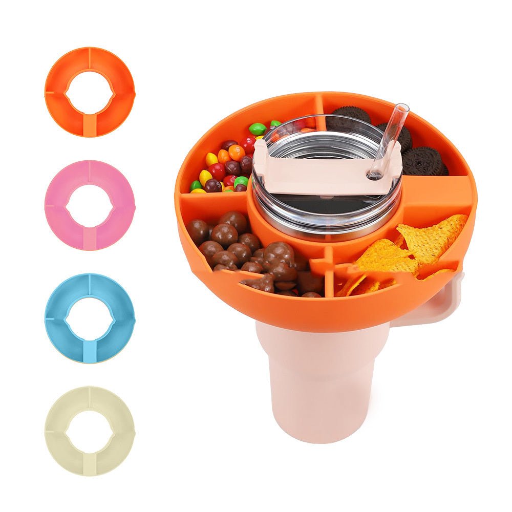 Silicone Snack For Cup 40 Oz Reusable Snack Container