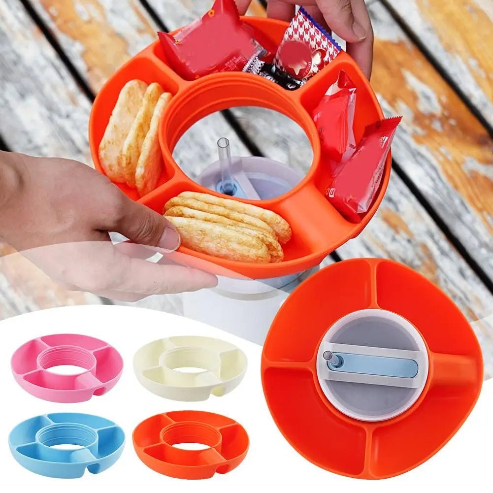 Silicone Snack For Cup 40 Oz Reusable Snack Container