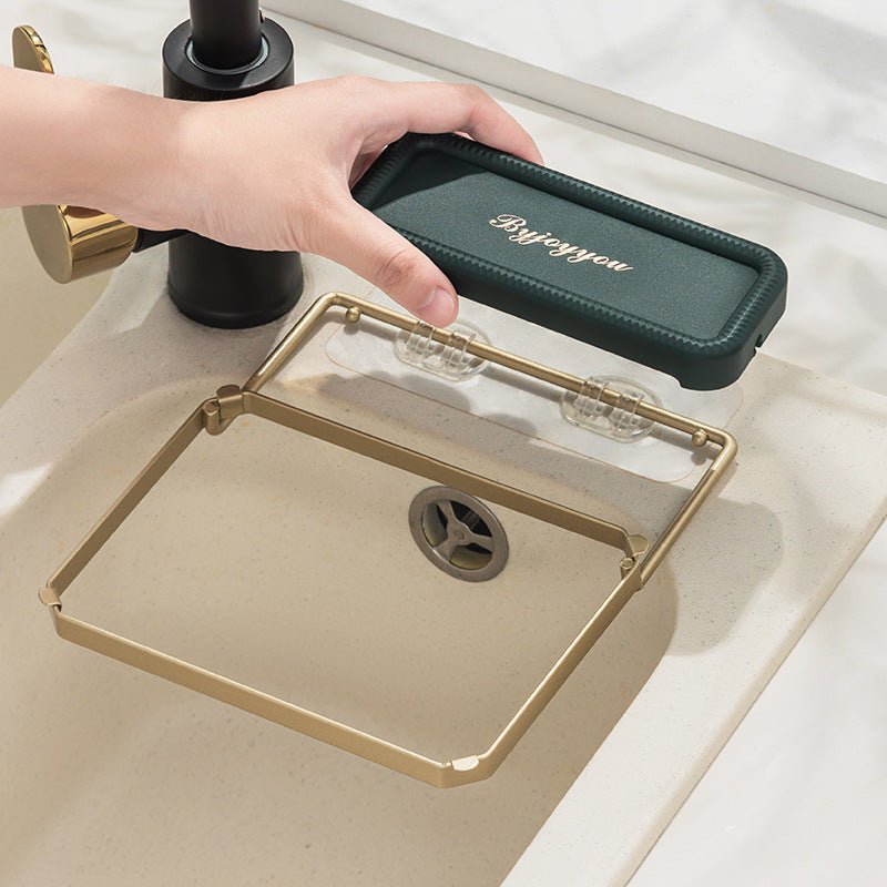 Sink Filter Rack Kitchen Foldable Sink Strainer