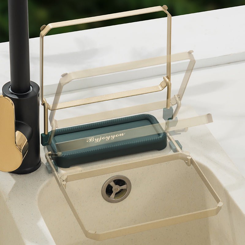 Sink Filter Rack Kitchen Foldable Sink Strainer