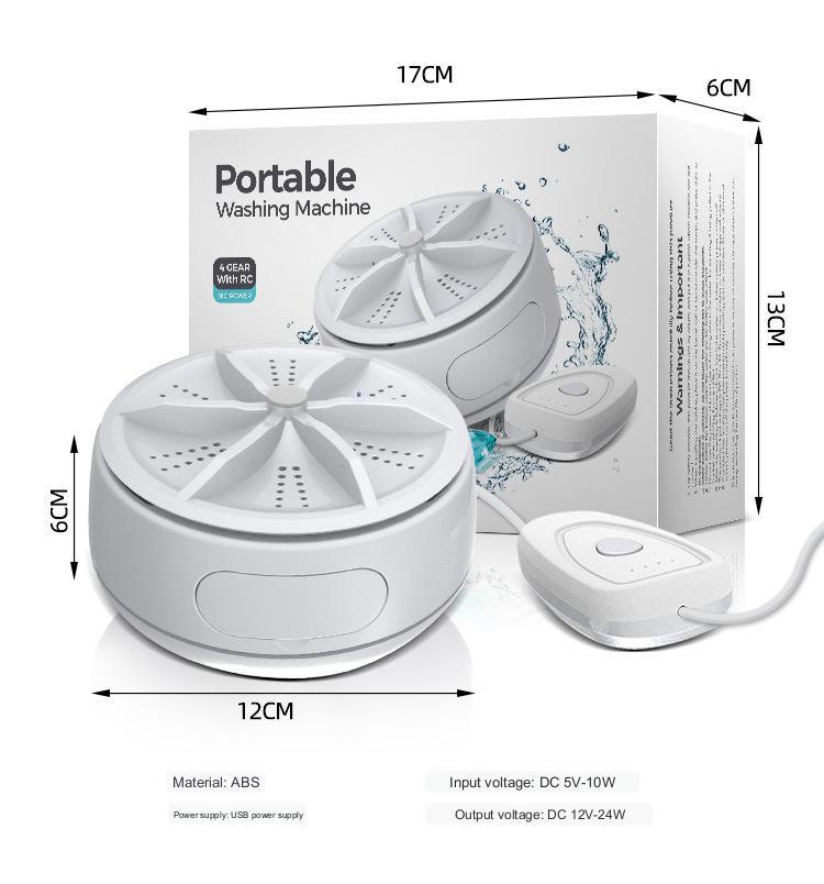 Portable Turbo Washing Machine Remote Control