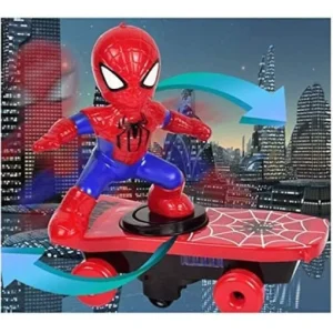 Kids Toys Spiderman Stunt Scooter Electric Toy
