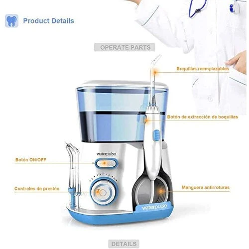 Waterpulse Professional Water Flosser for Dental Care