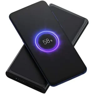 Xiaomi Portable 10000mAh Qi Wireless Fast Charging Power Bank, Black
