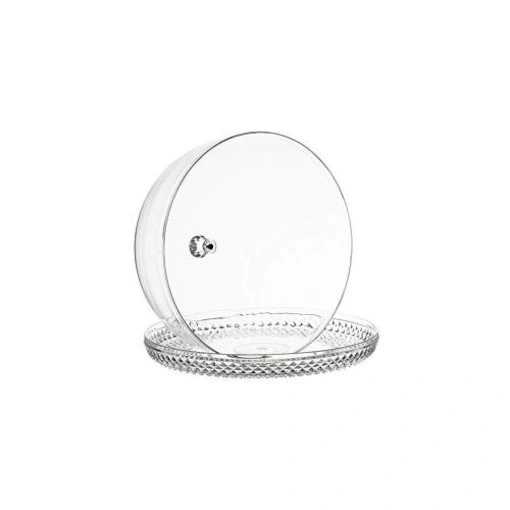 Acrylic Cake Serving Tray with Dome Lid, Clear