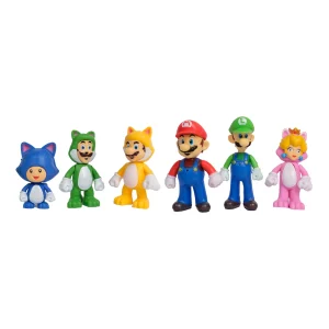 RAM Super Mario 3D World Character, Multicolor, Set of 6