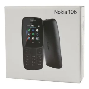 Nokia Dual Sim Moblie, 1.8in, 106, Black