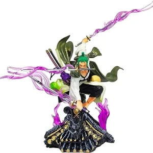 Happy Moon Roronoa Zoro three Blade wano Roof Model Anime Figure