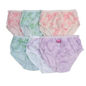 Dunia Women's Printed Boyshorts Panties, Assorted 6 Pcs, Mklp637, Multicolor